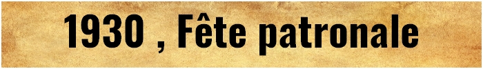 fete patronale
